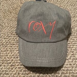 Roxy Women's Gray Hat with Pink Logo